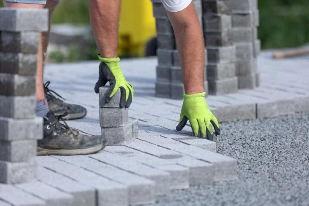 concrete pavers