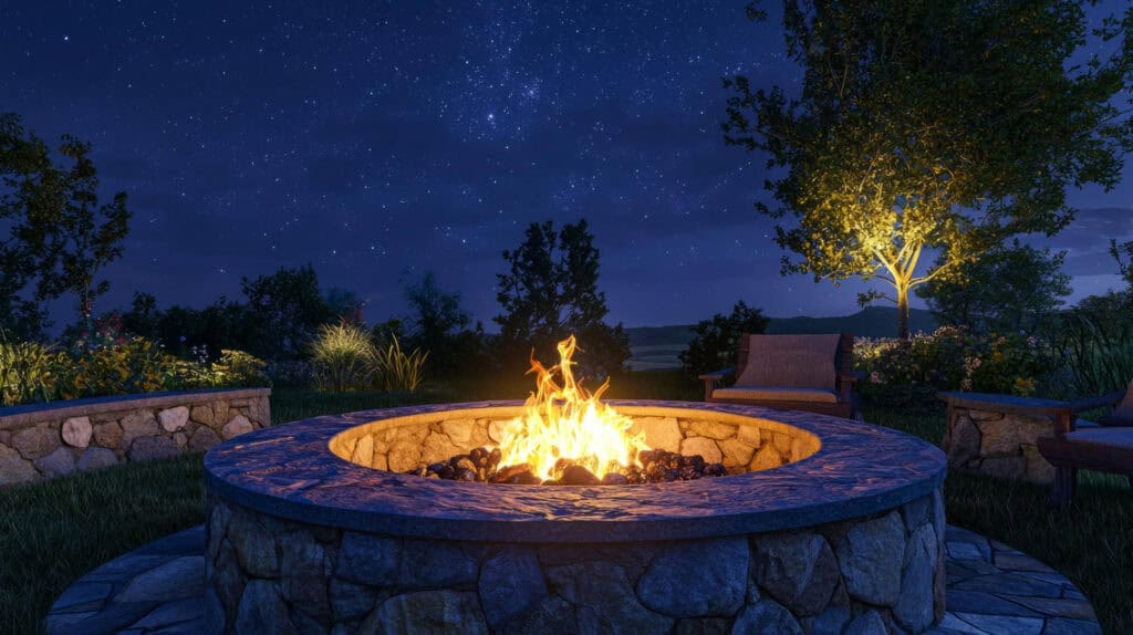 Outdoor Fireplace